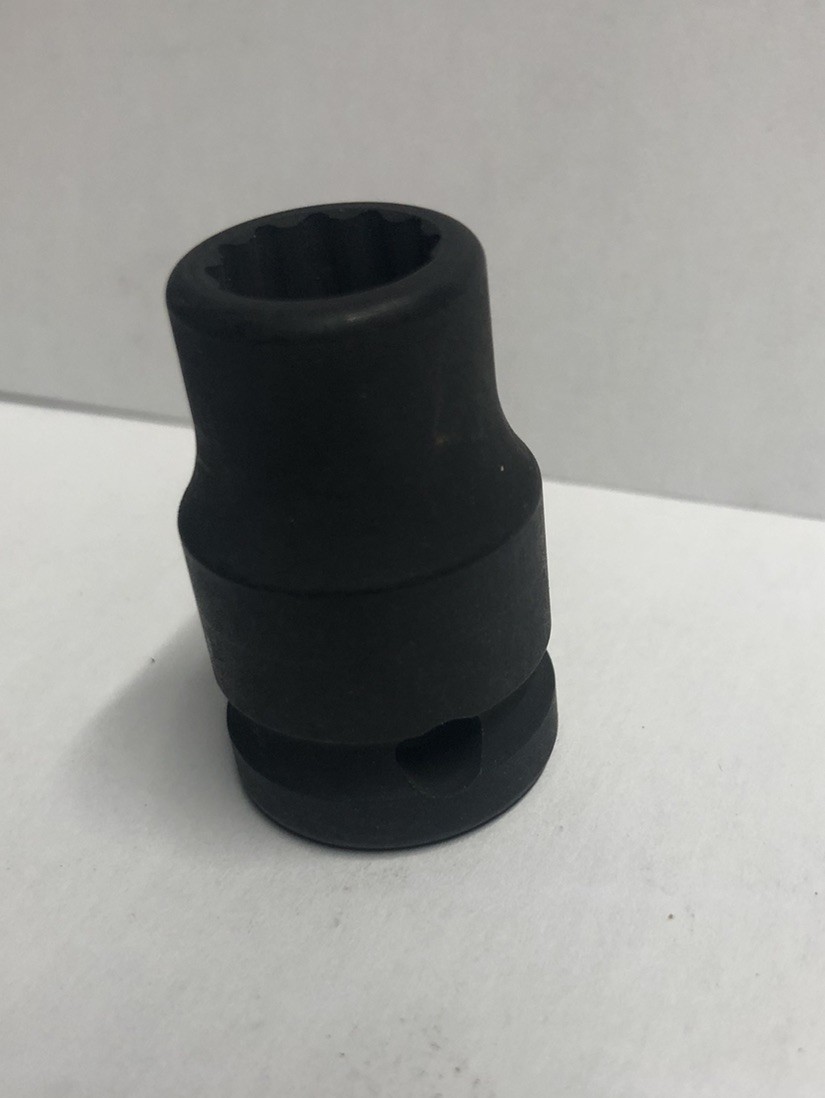 12MM 12 POINT DOUBLE HEX IMPACT SOCKET 1/2” Drive-H/Duty Ex Aviation Surplus