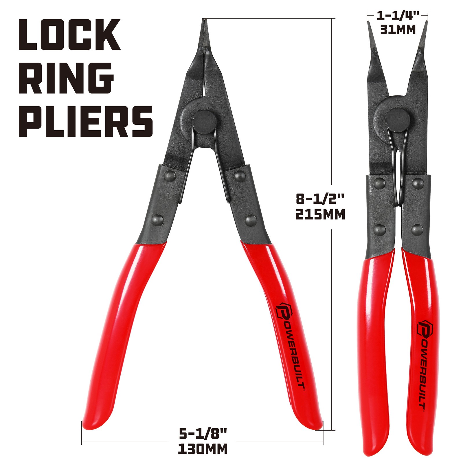 Powerbuilt Internal Snap Ring Pliers – 648633