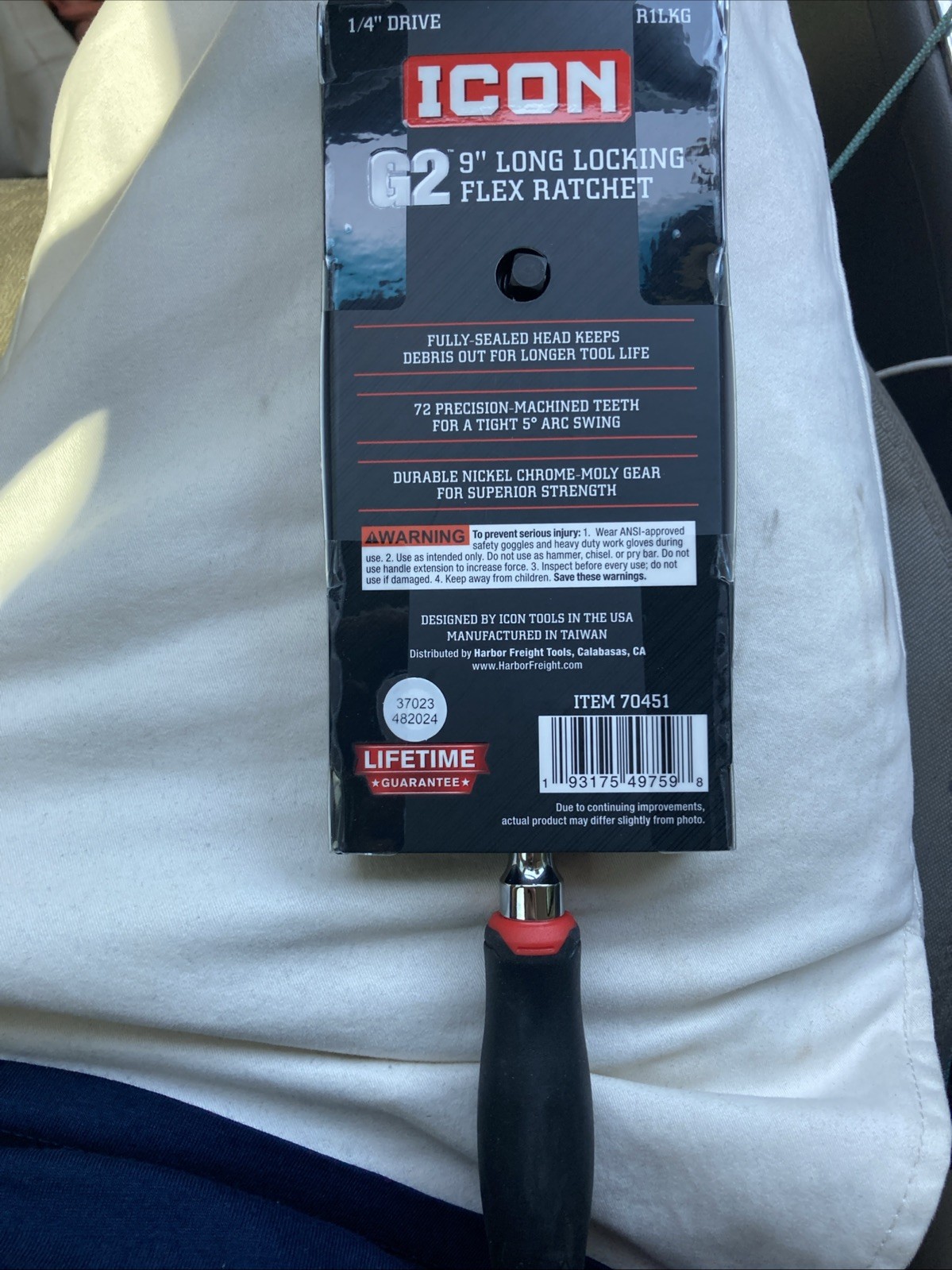 Icon G2 9” Long Locking Flex Ratchdft