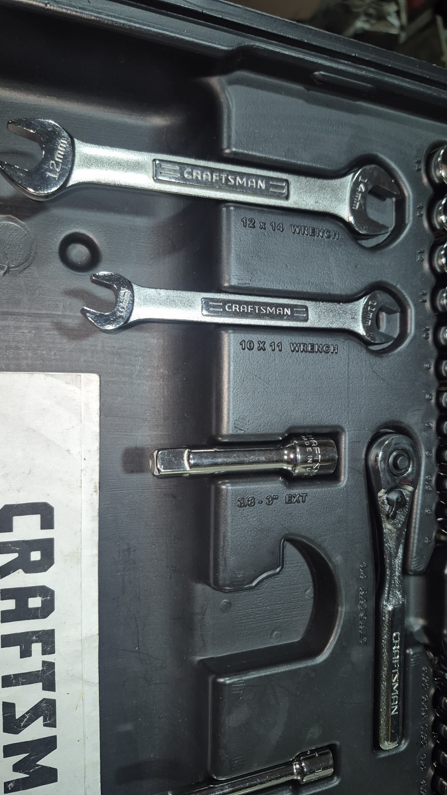 Complete Craftsman 34118 118pc Metric & SAE Socket Set 1/4″ 3/8″ 1/2″ Drive USA