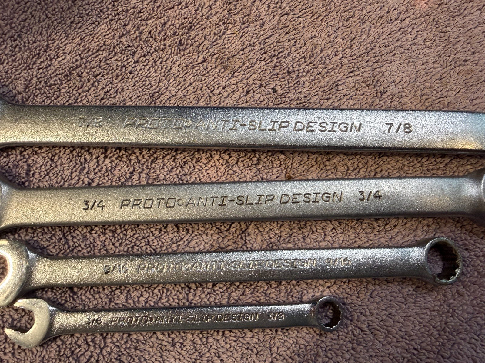 4 – Proto Anti-Slip Design (ASD) 7/8″ 3/4″ 9/16″ 3/8″ Great shape see pics