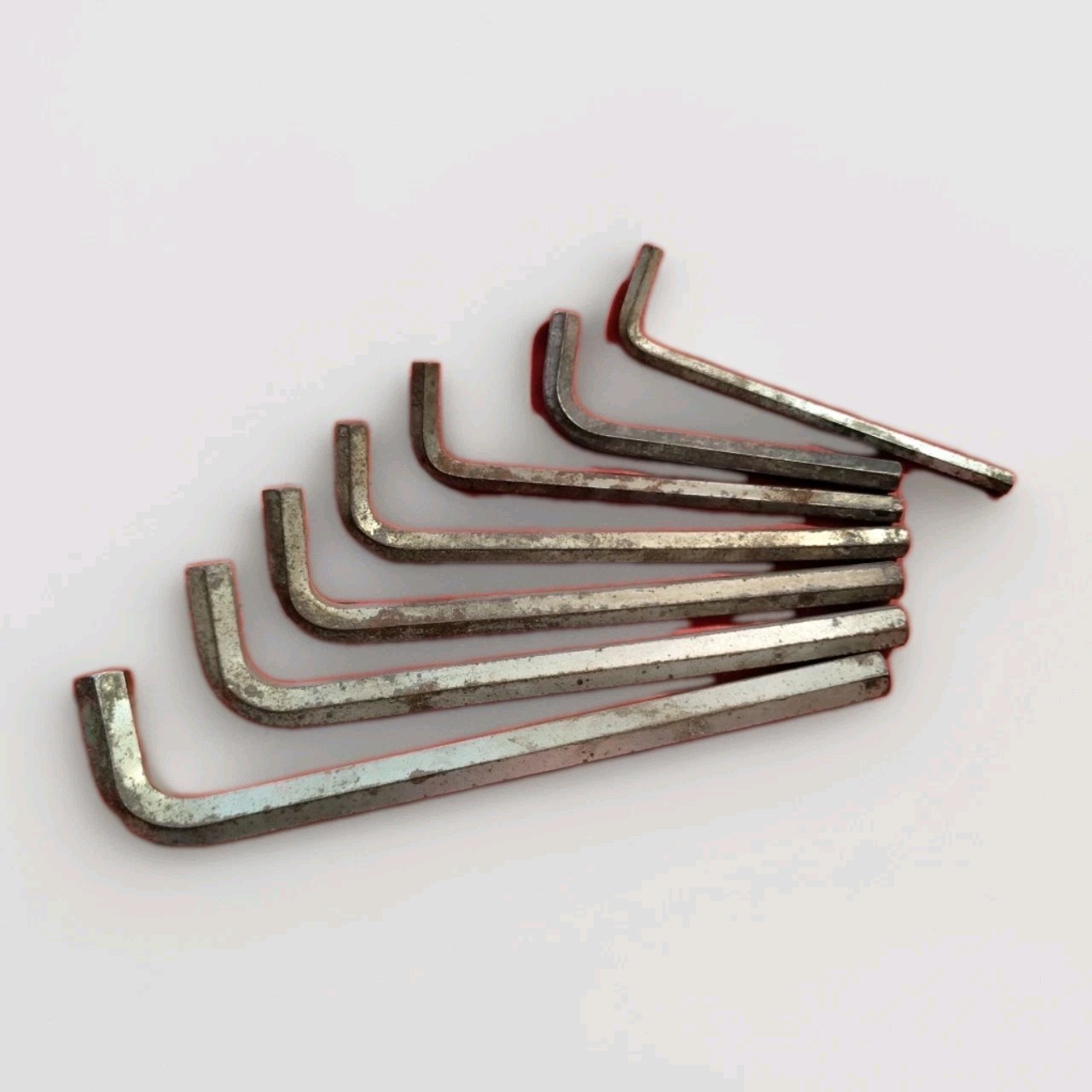 Snap On 1920-44 C-67 SAE Allen Hex Wrench Set Of 6 Case Extra 3/8