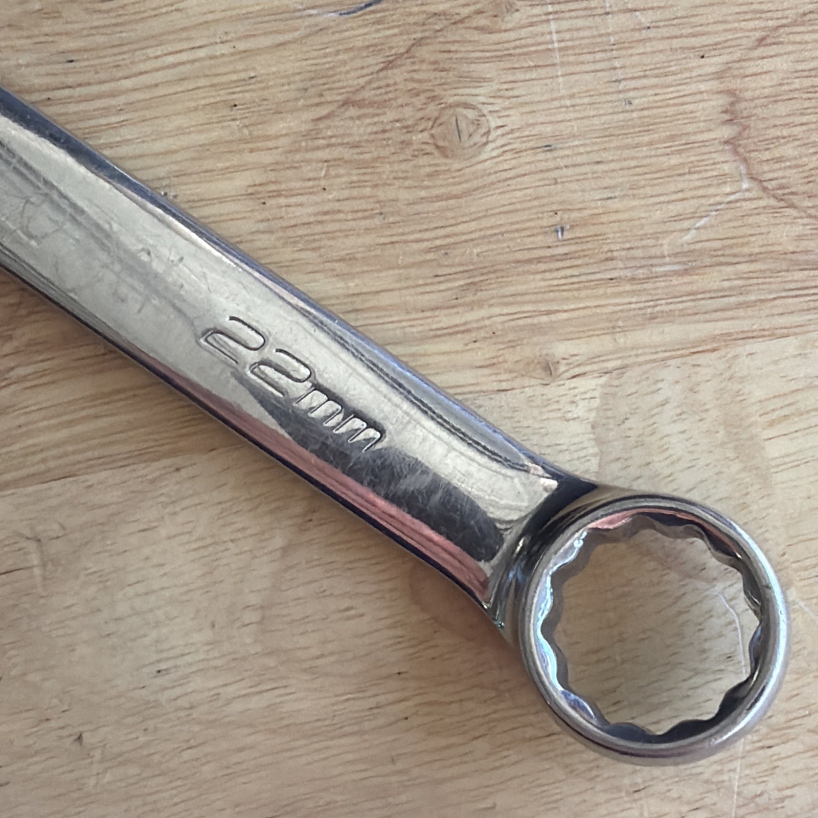 Snap On Tools 22mm Combination Wrench Flank Drive Plus SOEXM22 USA READ!