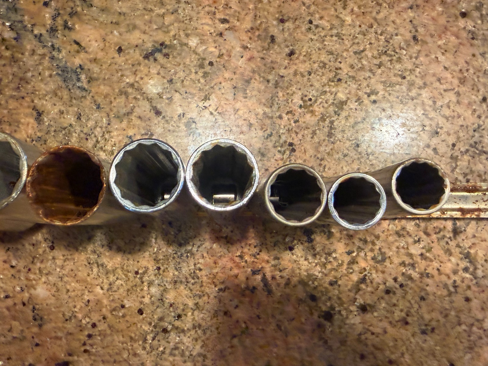 Craftsman USA 8 pIece SAE 3/8 dr. 12pt. Deep Socket Set FREE SHIPPING