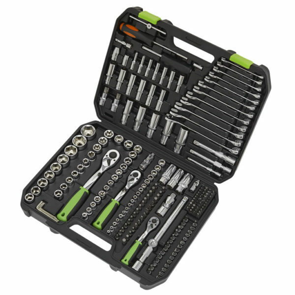 Sealey S01212 Socket Set 219pc 1/4″, 3/8″ & 1/2″Sq Drive