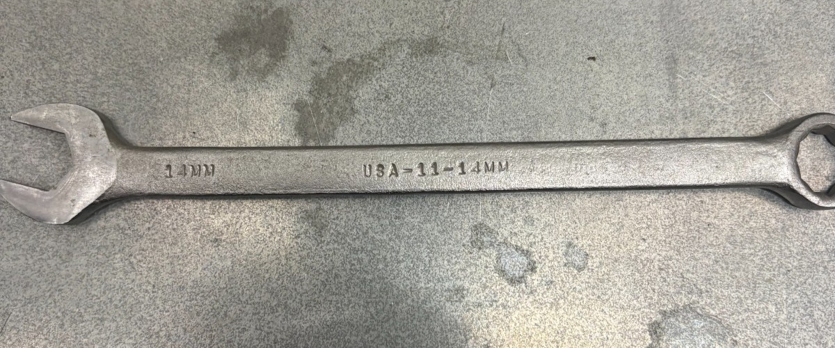 WRIGHT METRIC COMBINATION WRENCH SET OF 8 *USA MADE* 9MM-19MM