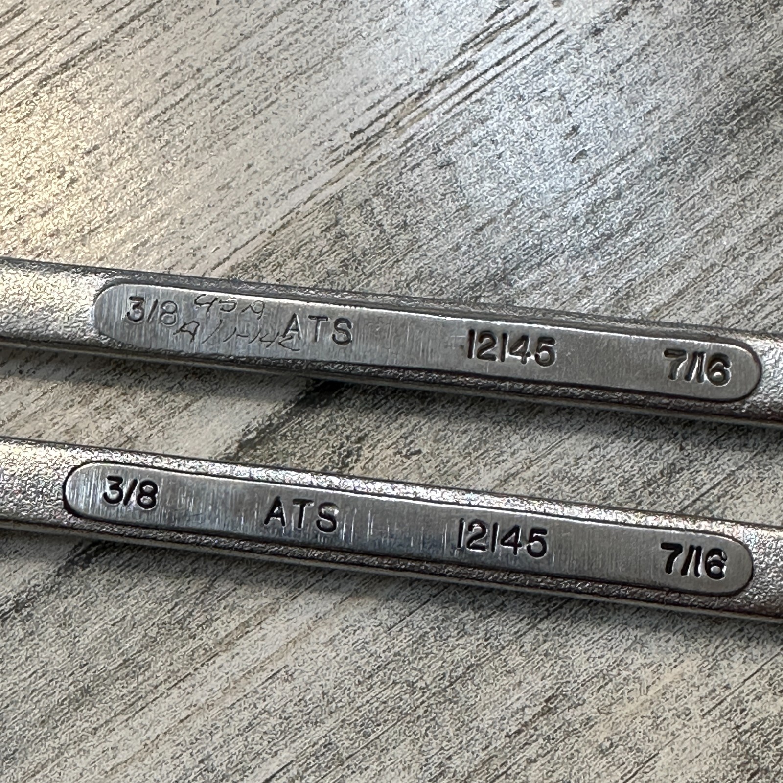 ATS Tools 6 Point 3/8» – 7/16» Flare Nut Wrench 12145 Made in Canada Lot of 2