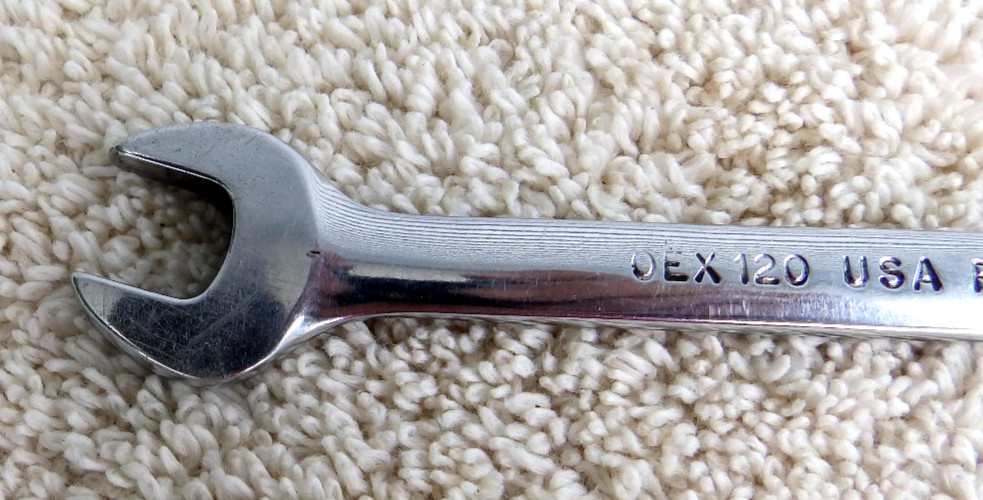 Snap-on OEX-120 3/8″ 12 Point SAE Combination Wrench 5.25″