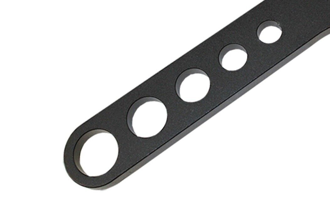 Black Aluminum Wrench, AN Fitting Wrench Hex # 16 or 1-1/2″, Hard Anodized AN16