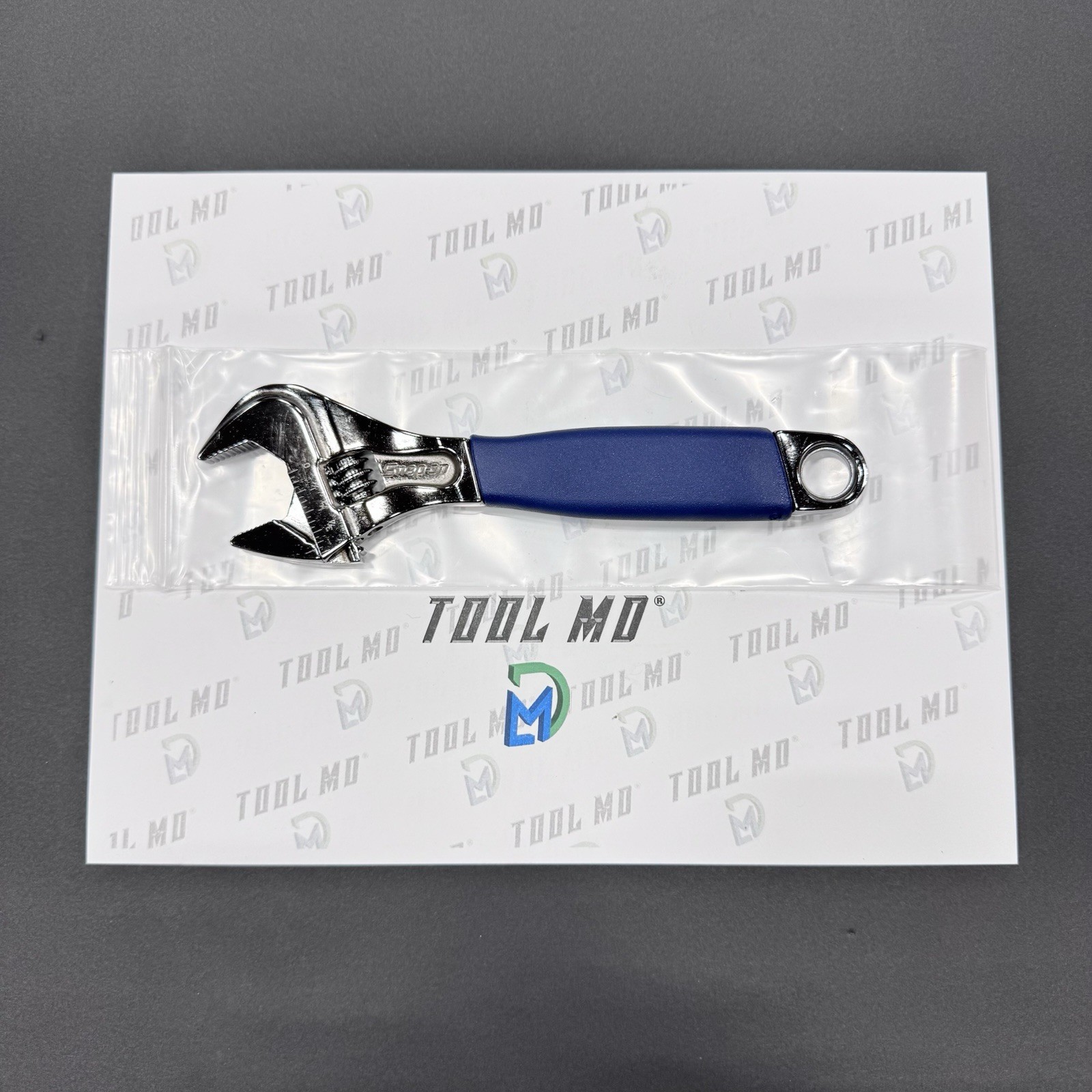 Snap-on Tools USA NEW POWER BLUE 8″ Flank Drive PLUS Adjustable Wrench FADH8CMB