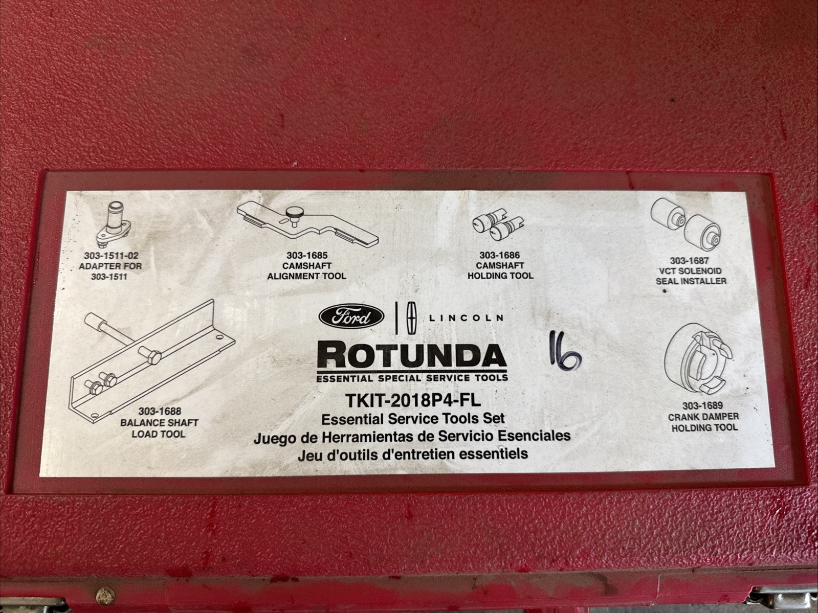 TKIT-2018P4-FL Ford Rotunda ESSENTIAL SERVICE TOOL KIT COMPLETE