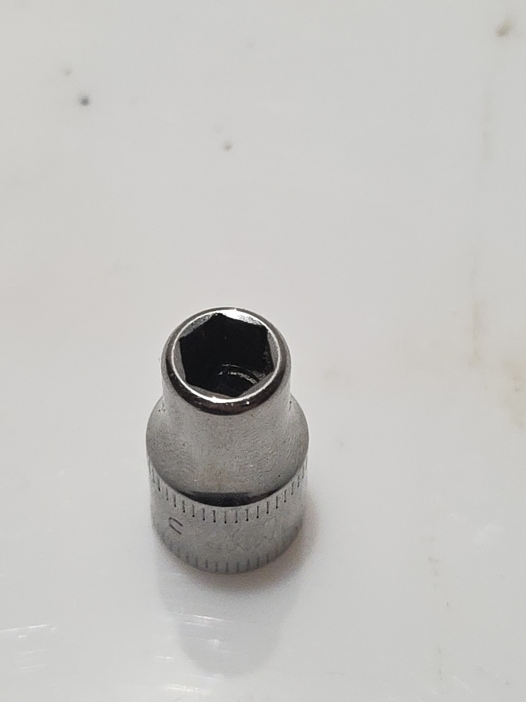 SNAP ON 6MM TMM6 1/4″ DRIVE METRIC 6 PT SHALLOW CHROME SOCKET 6 MM TMM VERY NICE