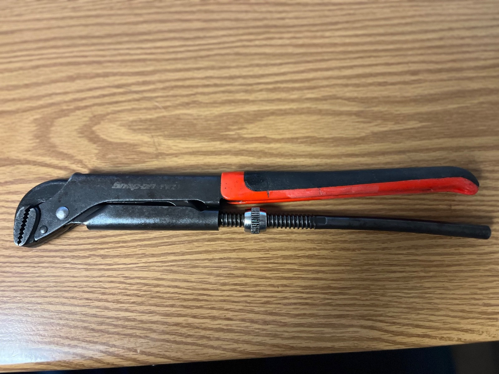 SNAP ON PWZ – 12.5″ LONG WITH RED AND BLACK HANDLE ADJUSTABLE PLIERS -LOC#185
