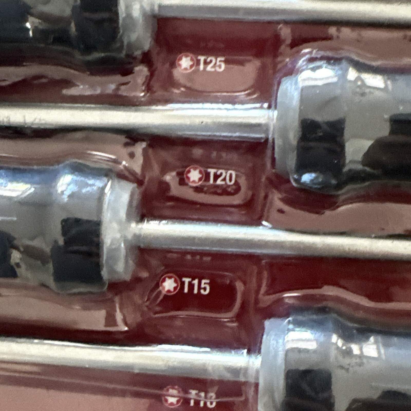TEQ Correct 6 Piece Star Torx Screwdriver Set T10, T15, T20, T30, T40 No. TQ415