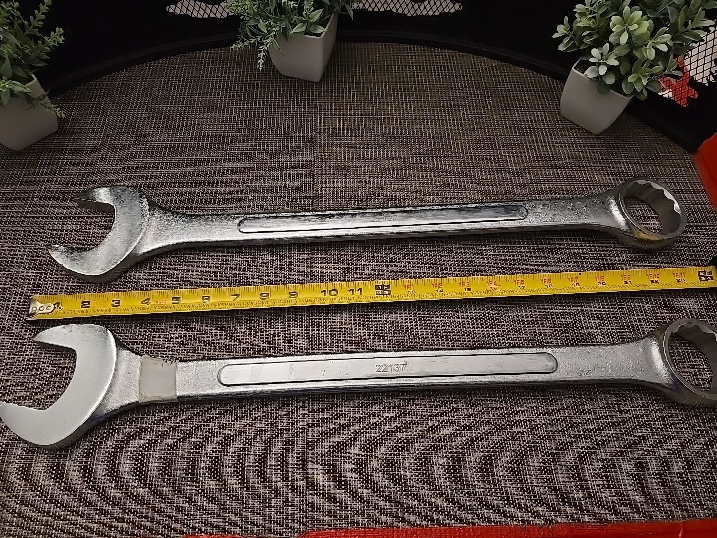 2 QTY, OEM TOOLS, 50 MM Jumbo COMBINATION WRENCHS! NEW! HIGH QUALITY! NOT 1, 2!