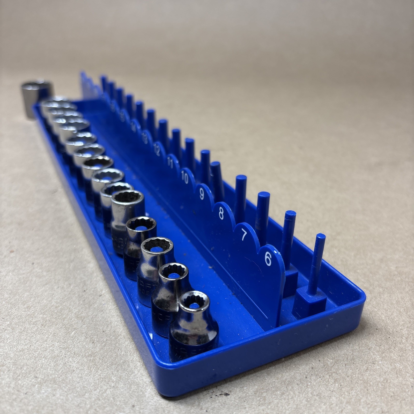 Craftsman 3/8”Drive Metric Socket Set 6mm to 21mm 12Pt USA No 20m