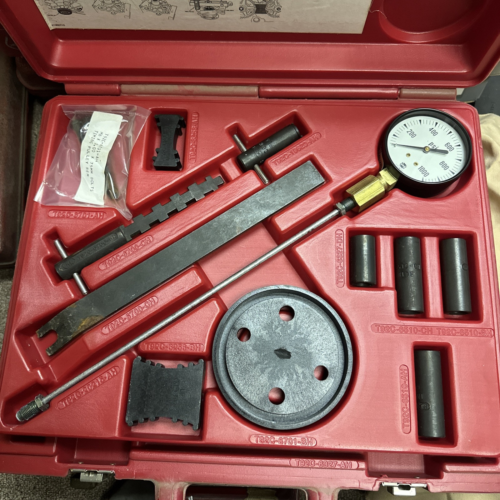 Ford Rotunda TKIT-1992 1/2 FH/FLMH/FMH Essential Special Service Tool Set
