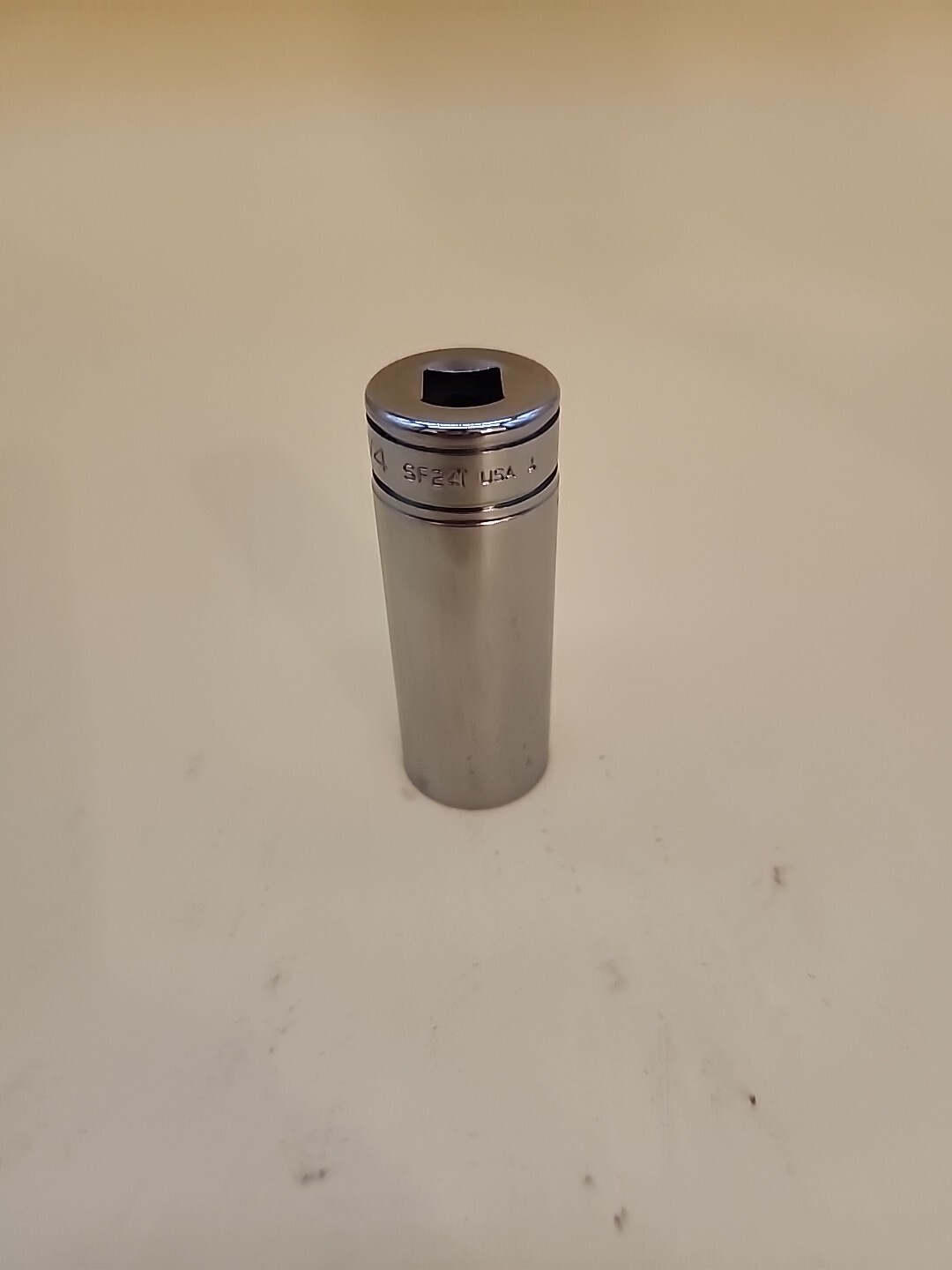 Snap-on Tools SFS241 3/4″ Chrome Deep Well 3/8 Drive 6 Point Socket USA