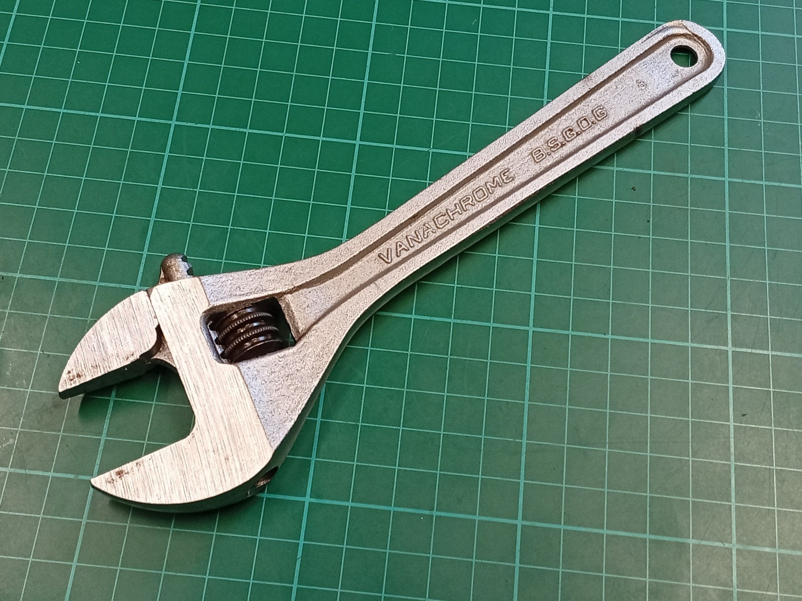 Vintage Facom Vanachrome No113/8″ 8″ Adjustable Spanner, Made In France