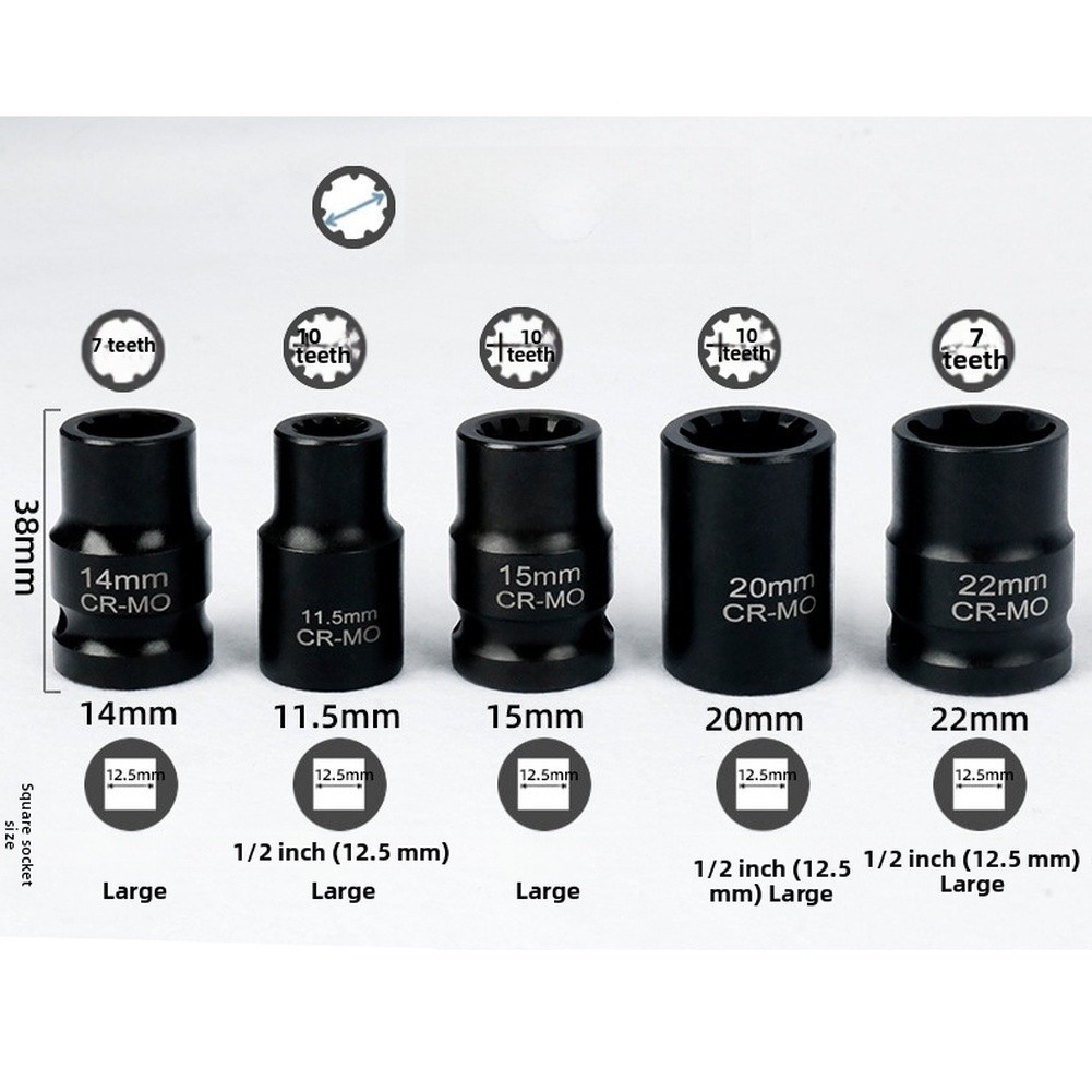 Brake Caliper Socket Brake Caliper Tool Brake Repair Socket And Bit Set