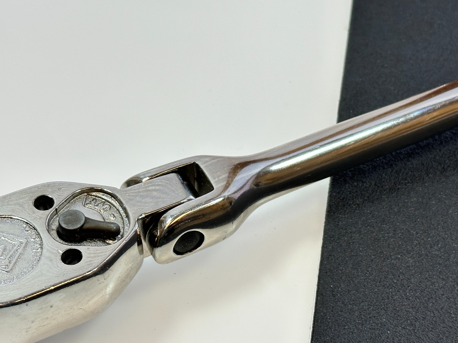 NOS Armstrong Tools USA 12-905 (Rare) 1/2″ Drive FLEX Head Chrome Ratchet (NEW)