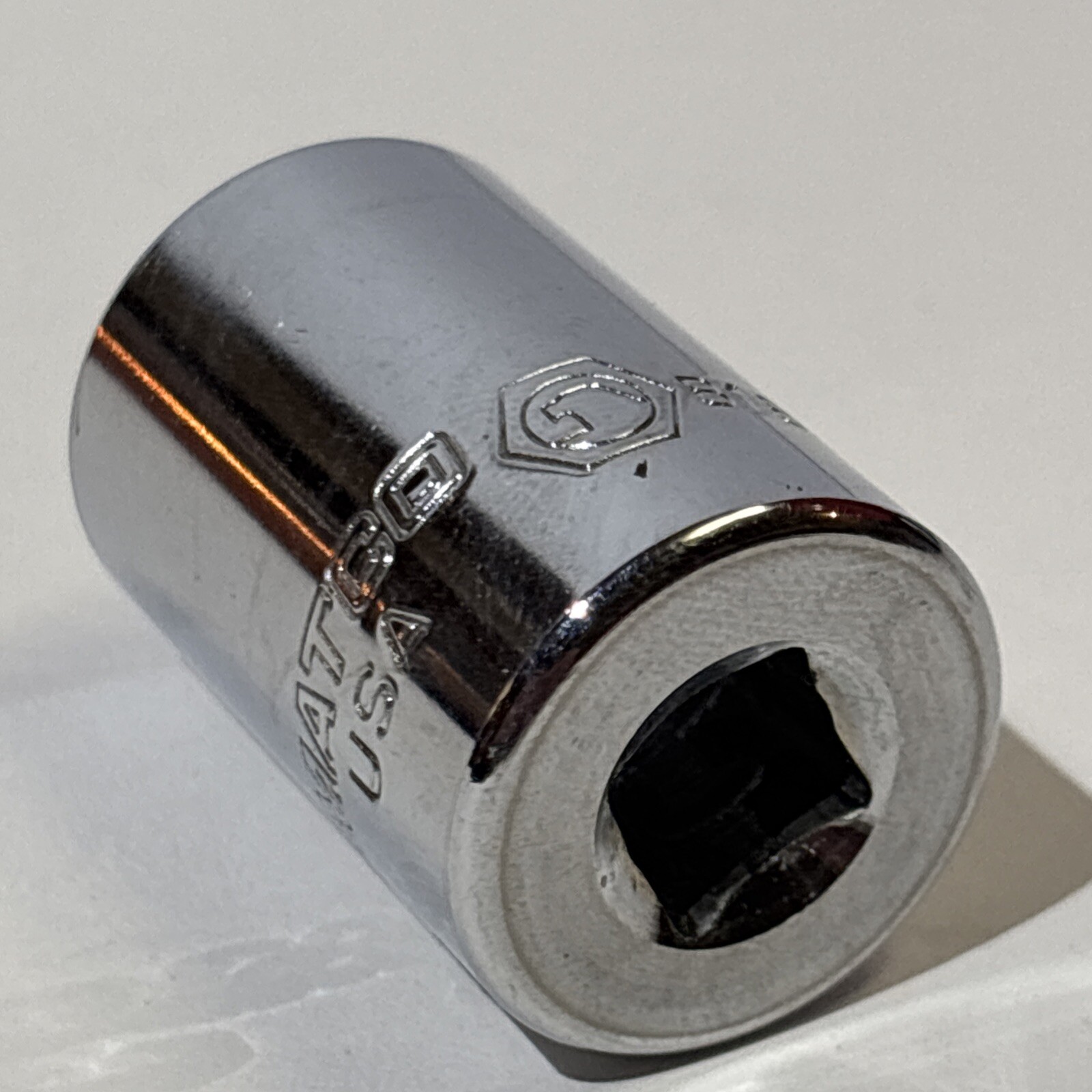 Matco 9/16″ Shallow Socket 3/8″ Drive 8 Point Double Square B188 USA