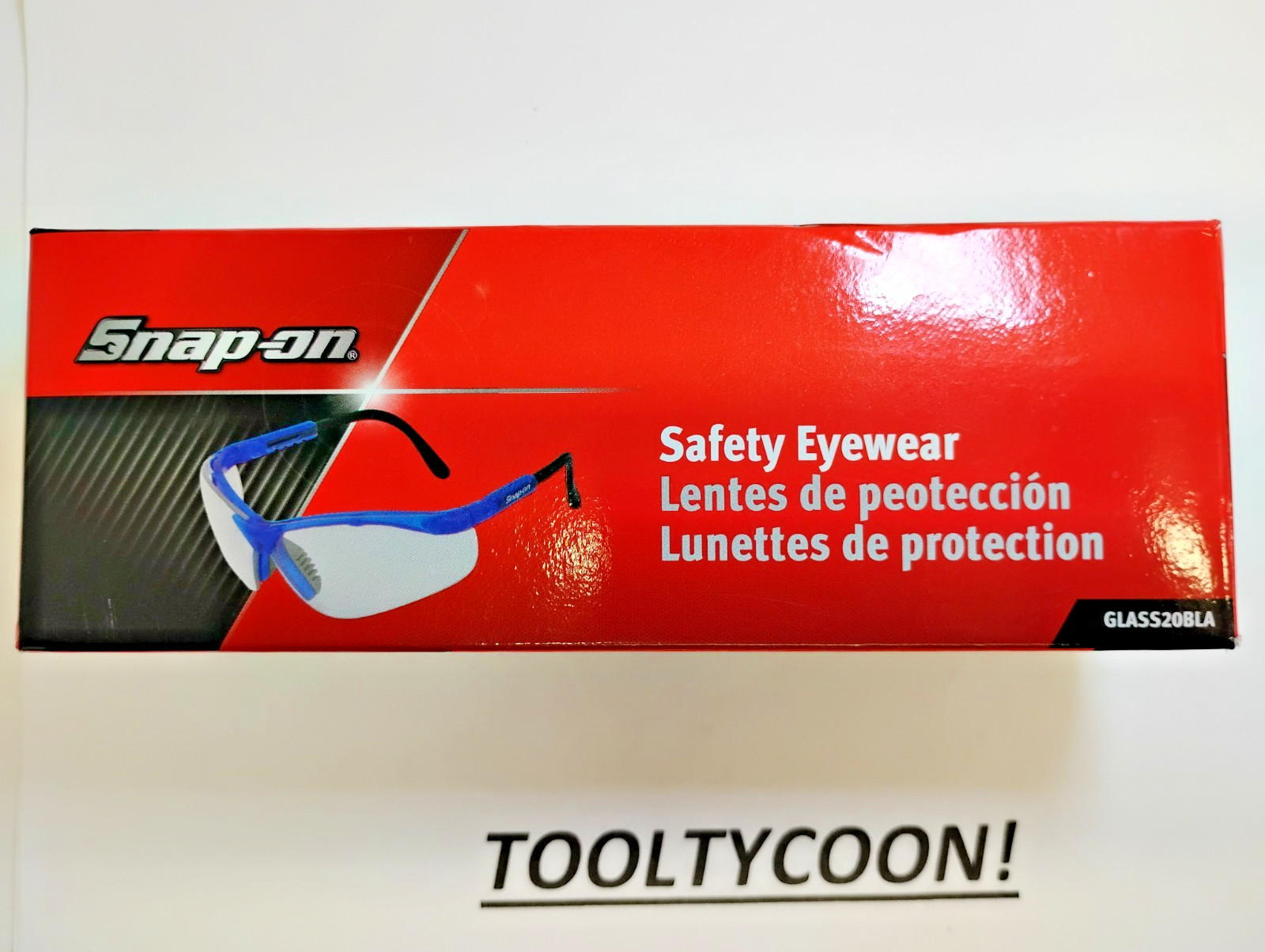 Snap-On Tools NEW BLUE Safety Glasses GLASS20BLA