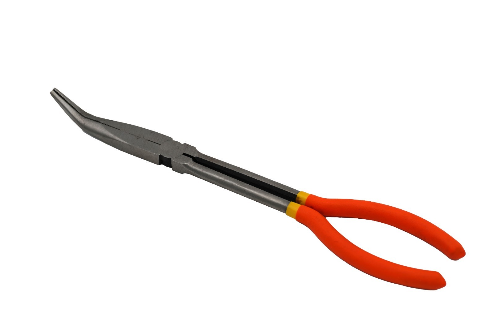 11″ Bent Needle Nose Pliers 45 Degree Angled Jaw Long Reach Precision Tool