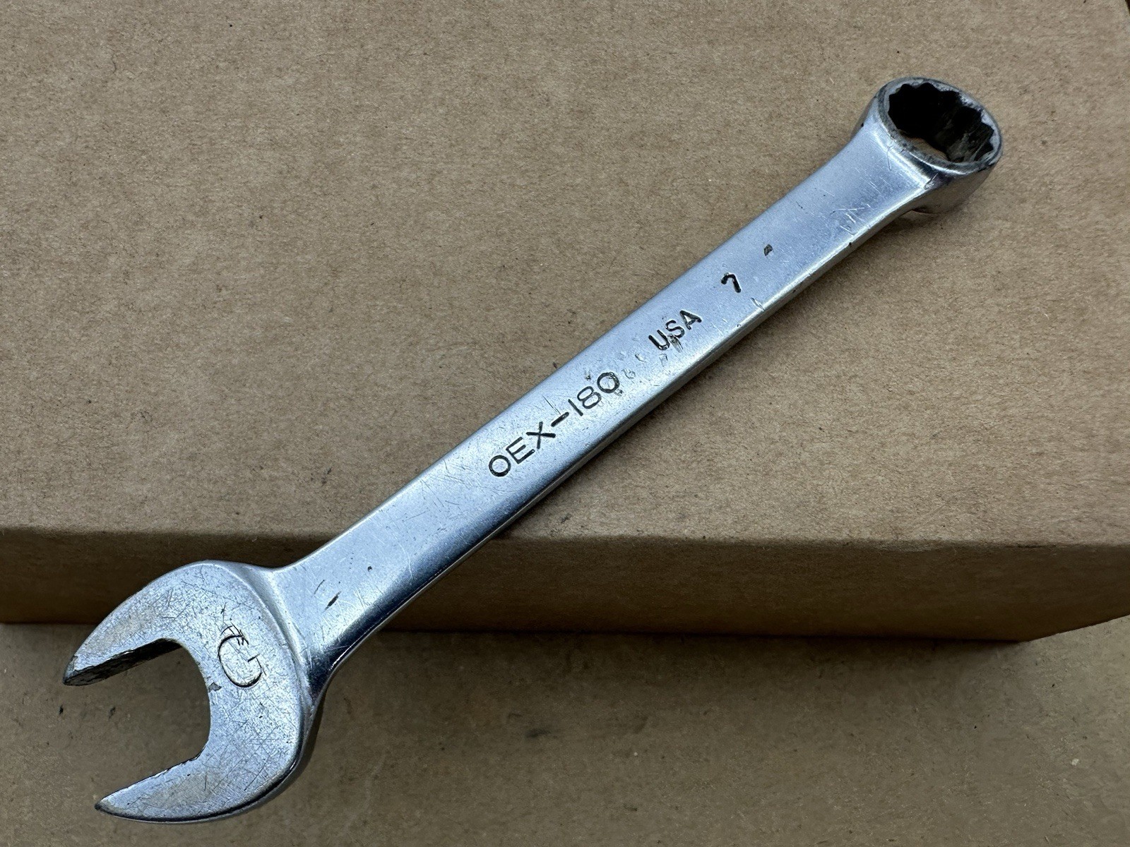 Snap On Tools OEX-180 12 Point Short 9/16″ Combination Wrench Vintage Made USA