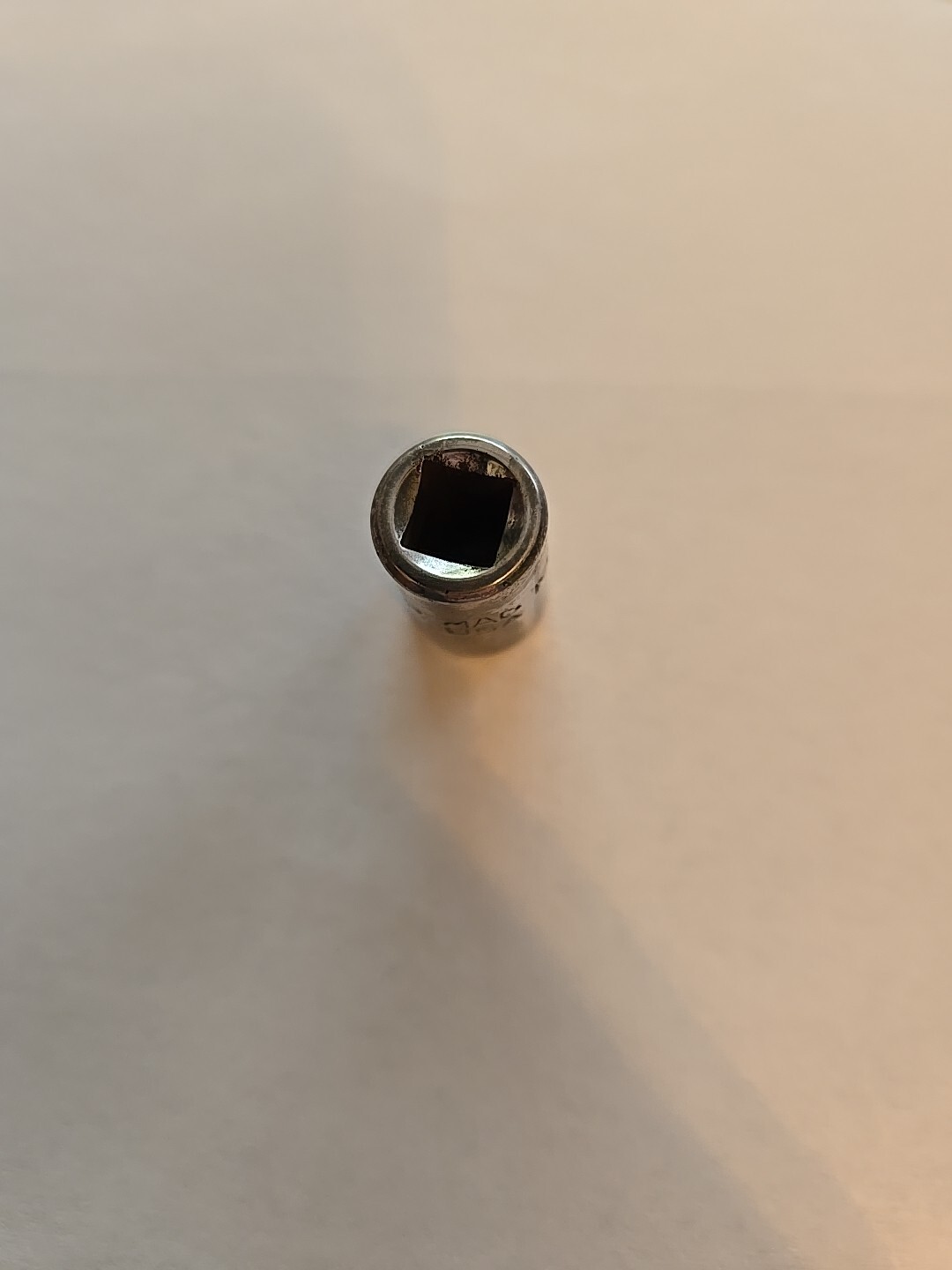 Mac Tools 1/4″ Drive 11/32″ 6PT SAE Shallow Chrome Socket USA Ugly M116R