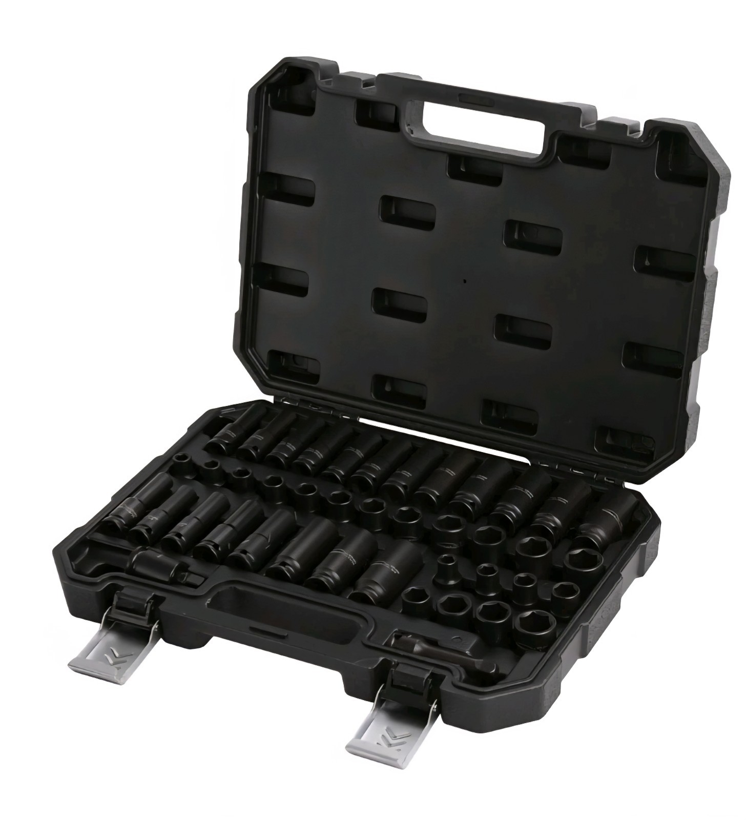 SAE & Metric Standard and Deep Impact Socket Set With Joint and Extension