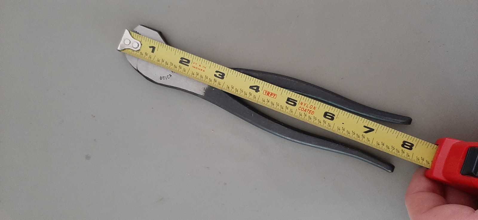 NOS Vintage Utica Tools 524 Angle Nose Battery Terminal Pliers Made in USA 3B
