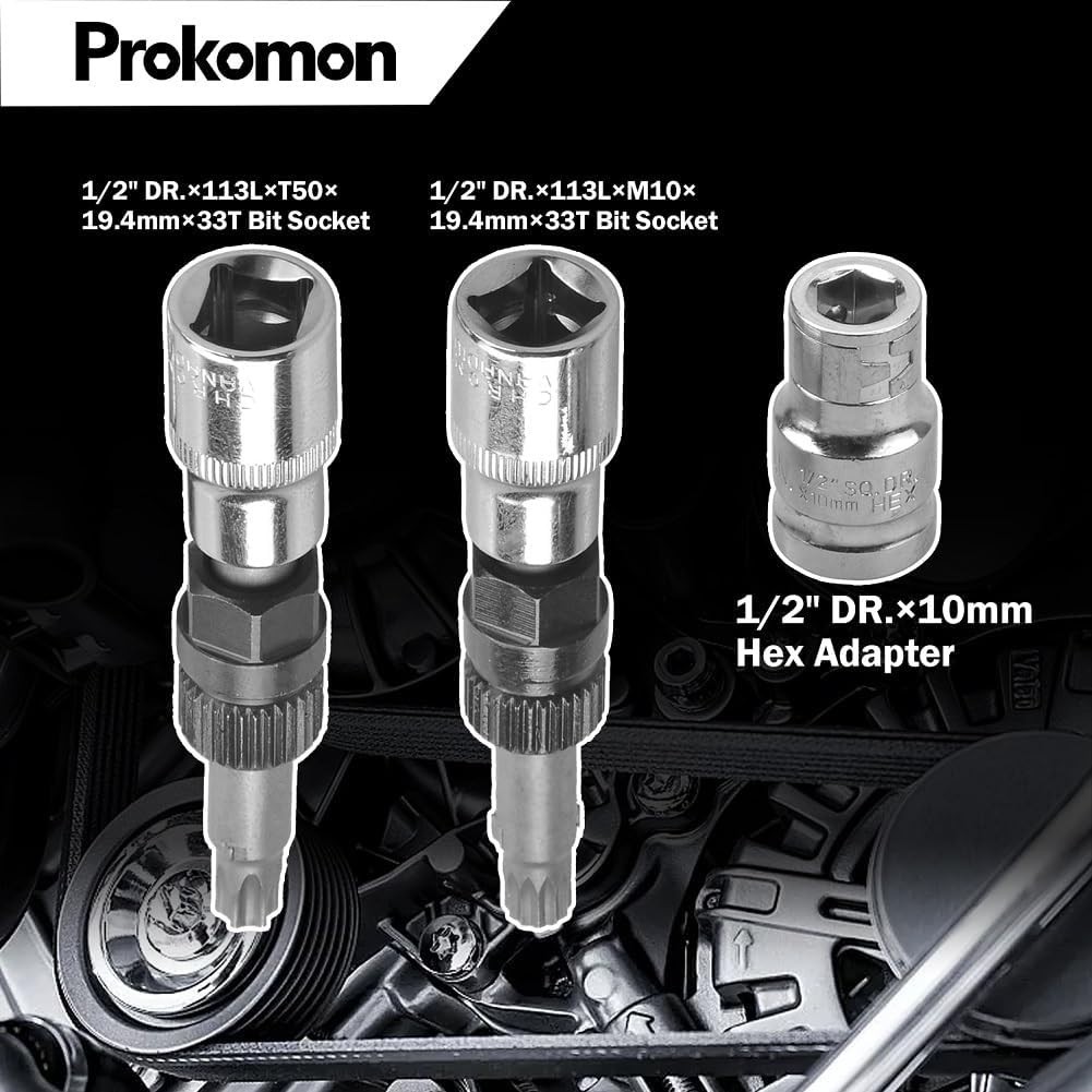 13-Piece Alternator Pulley Tool Kit for Smooth Vehicle Repairs – Chrome Vanadium