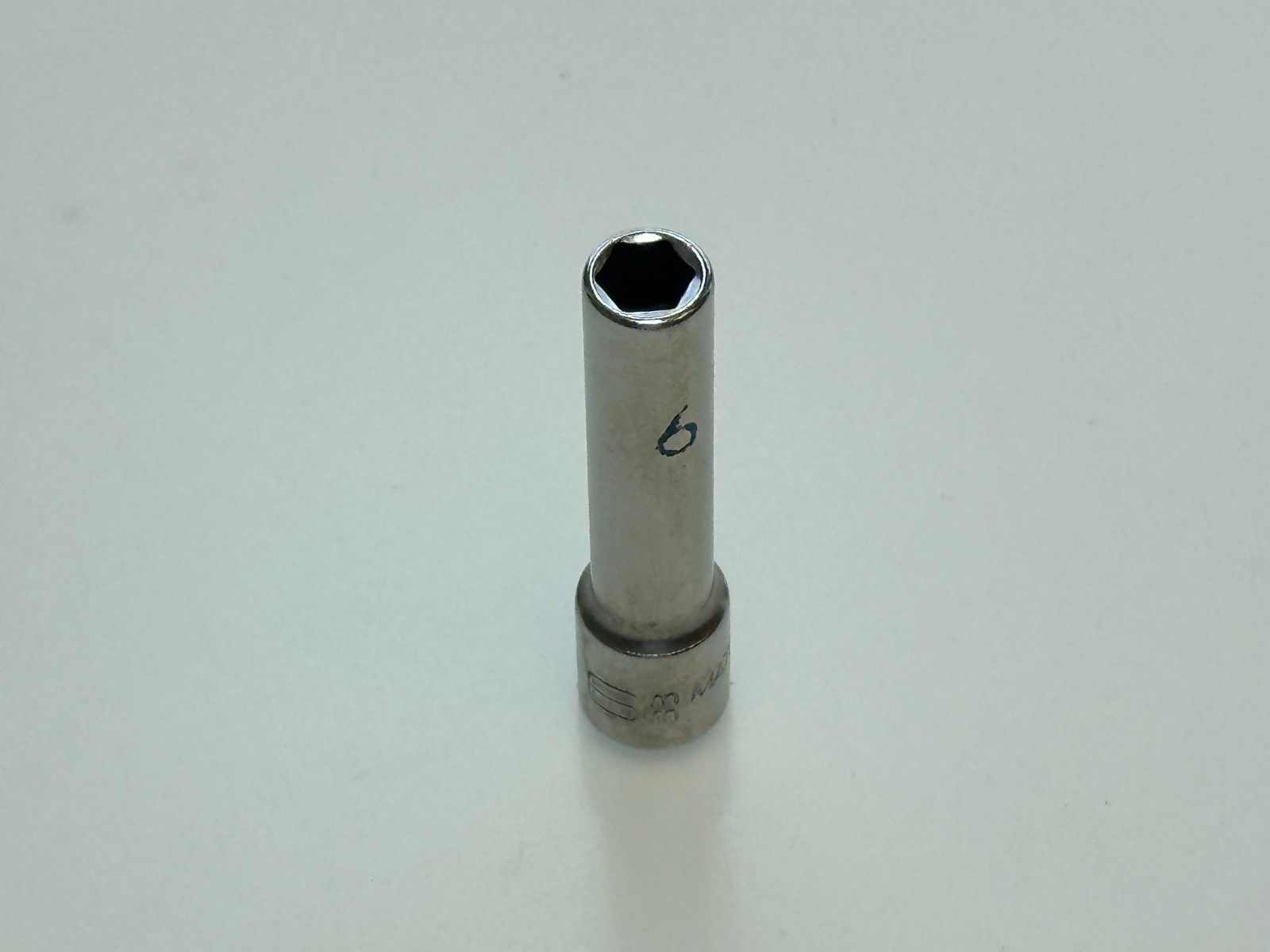 Matco Tools USA AD6M6A 1/4″ Drive 6mm Metric Deep Chrome Socket, 6 Point