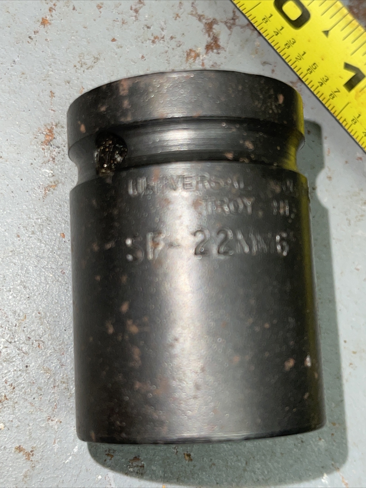 Universal Tool USA SF-22MM6 22 MM Metric 3/4 Drive 6 Point Impact Socket SF22MM6