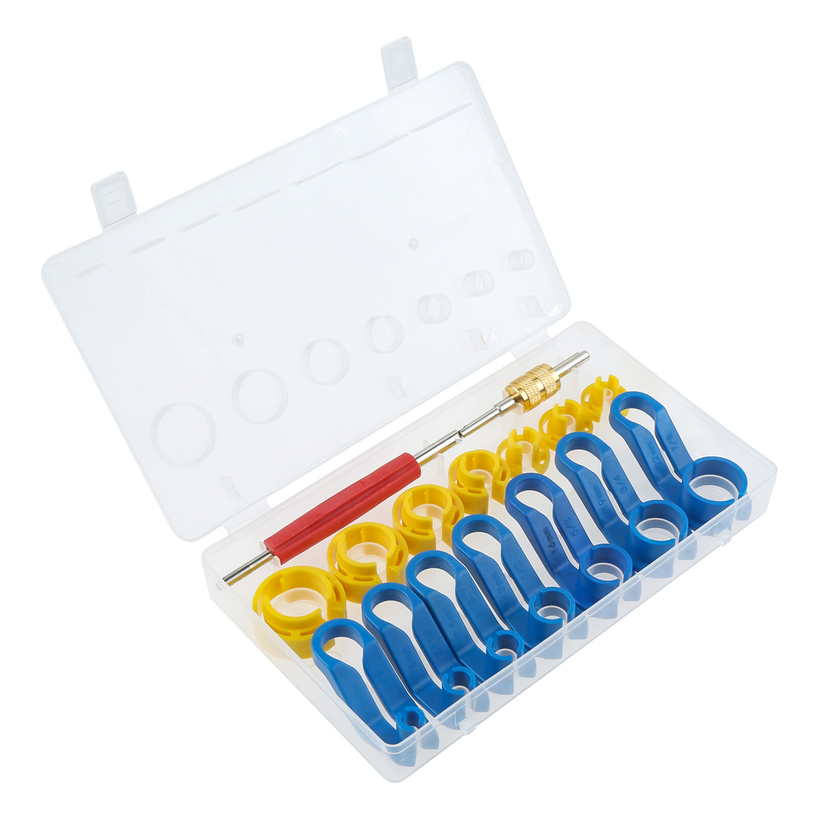 16PCS AC Disconnect Fuel Line Disconnect Tool Set Car Removal Tool Kit with Box