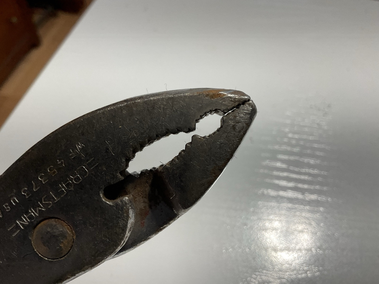 Vintage Craftsmen WF 43373 USA Double Bite 8” Slip Joint Pliers