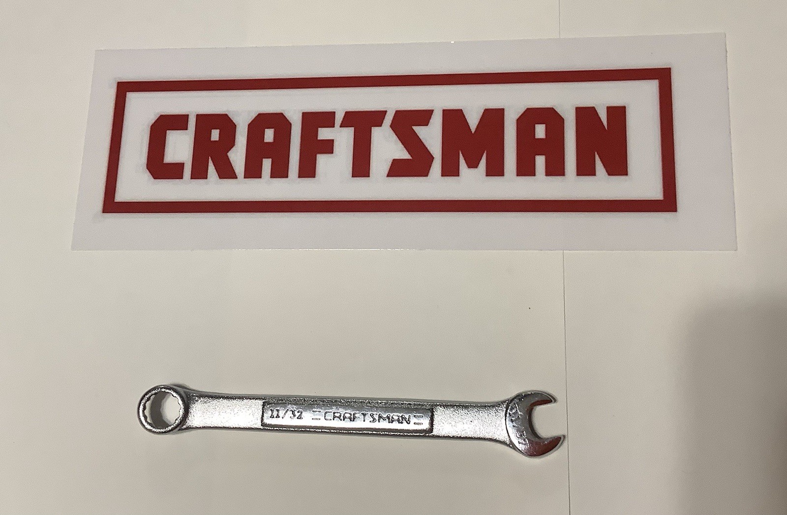 Craftsman SAE 11/32 Inch 12 Point Combination Wrench