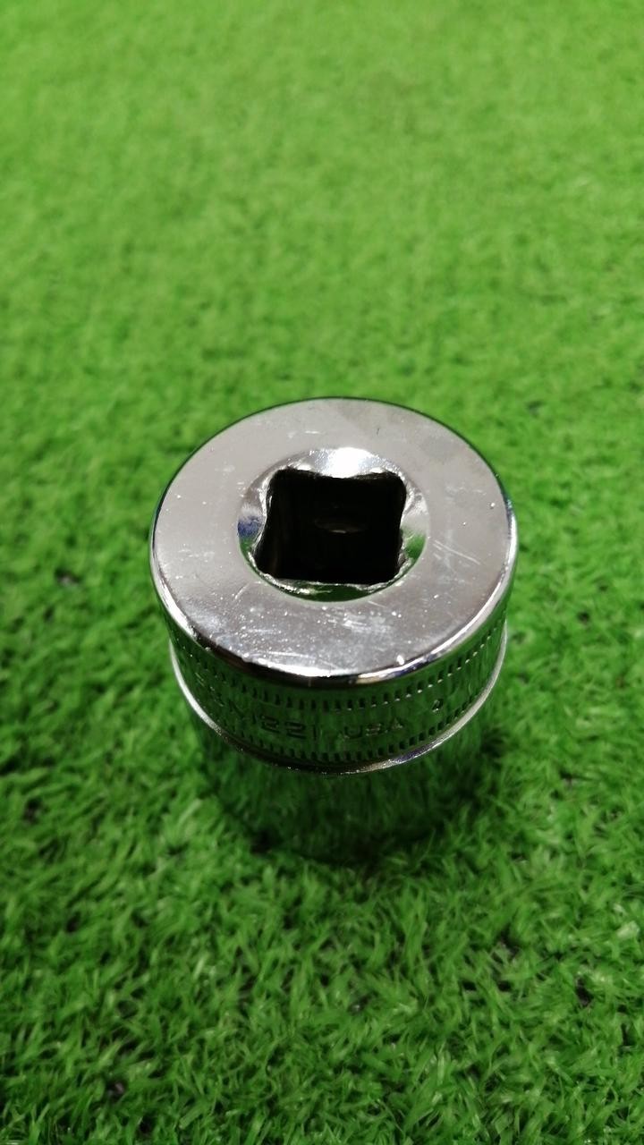 Snap-on FSM221 3/8″ Drive 6-Point Metric 22 mm Shallow Socket 32.5 mm Length