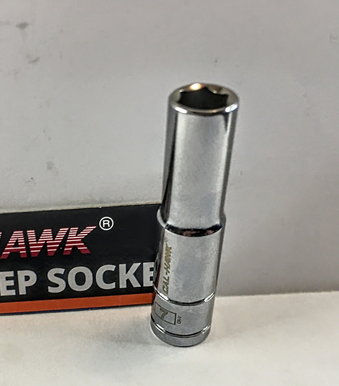 Cal- Hawk Deep Socket 7 mm x 1/4″ Dr 6Pt Free USA Ship