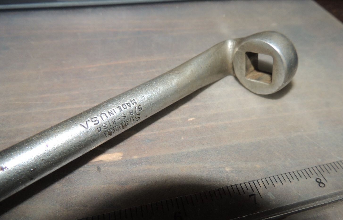 5/8″ Snap-on Starter & Head Bolt Obstruction Box End Wrench S-8164, 1/2″ DRIVE