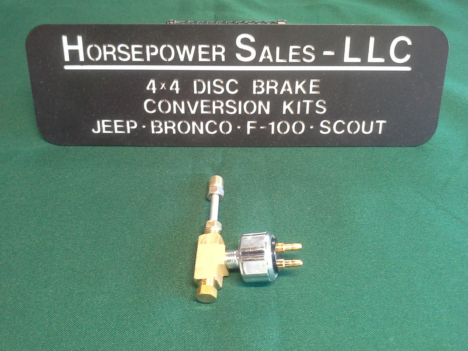 12 Volt Stop Light-Brake Light SWITCH, Pressure SWITCH, Ford+GM+Mopar+Hot Rods