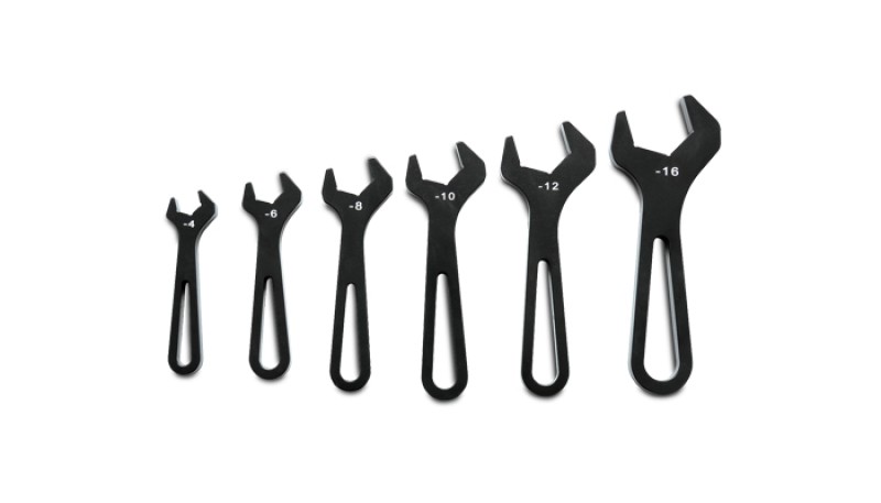 vibrant 20989 AN Wrench Set -4AN to -16AN Black