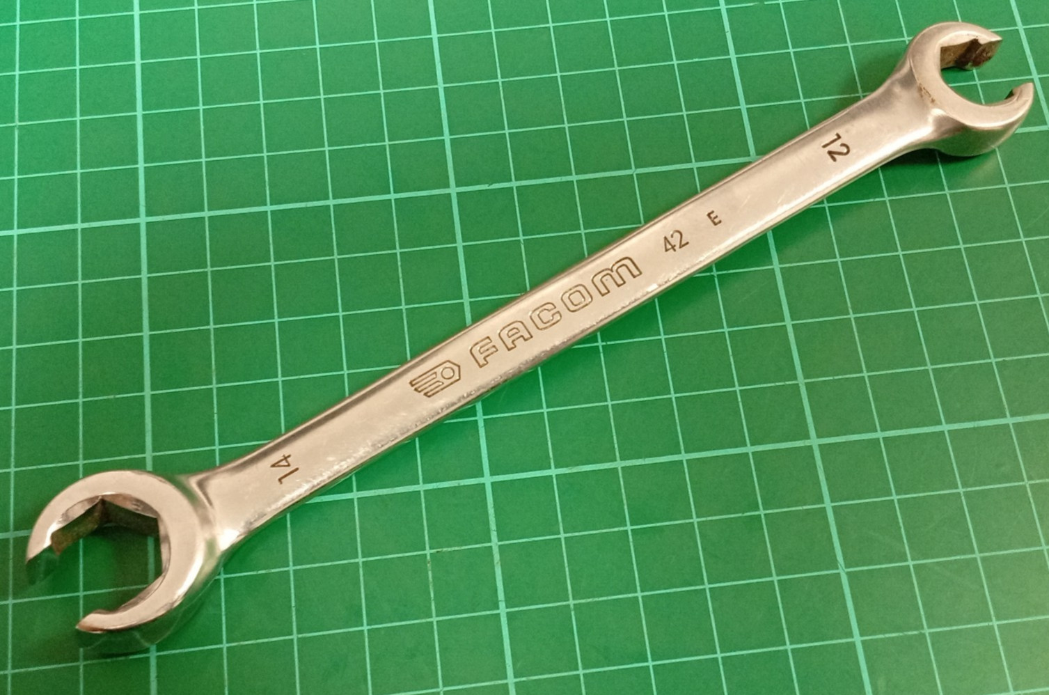Facom 42.12×14, 12mm x 14mm Flare Spanner Wrench