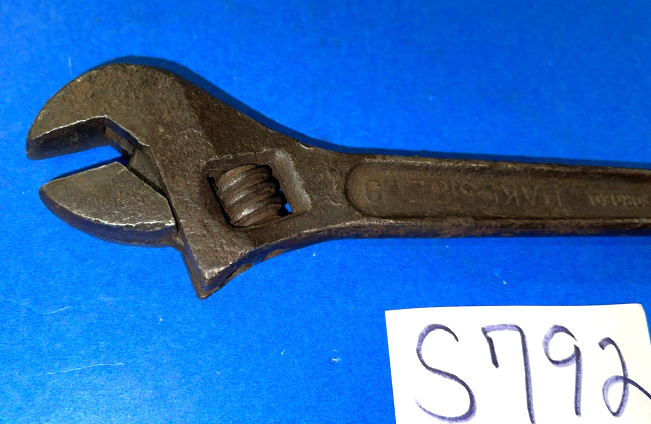 LAKESIDE TOOLS VINTAGE DOUBLE END CRESCENT WRENCH 6-8