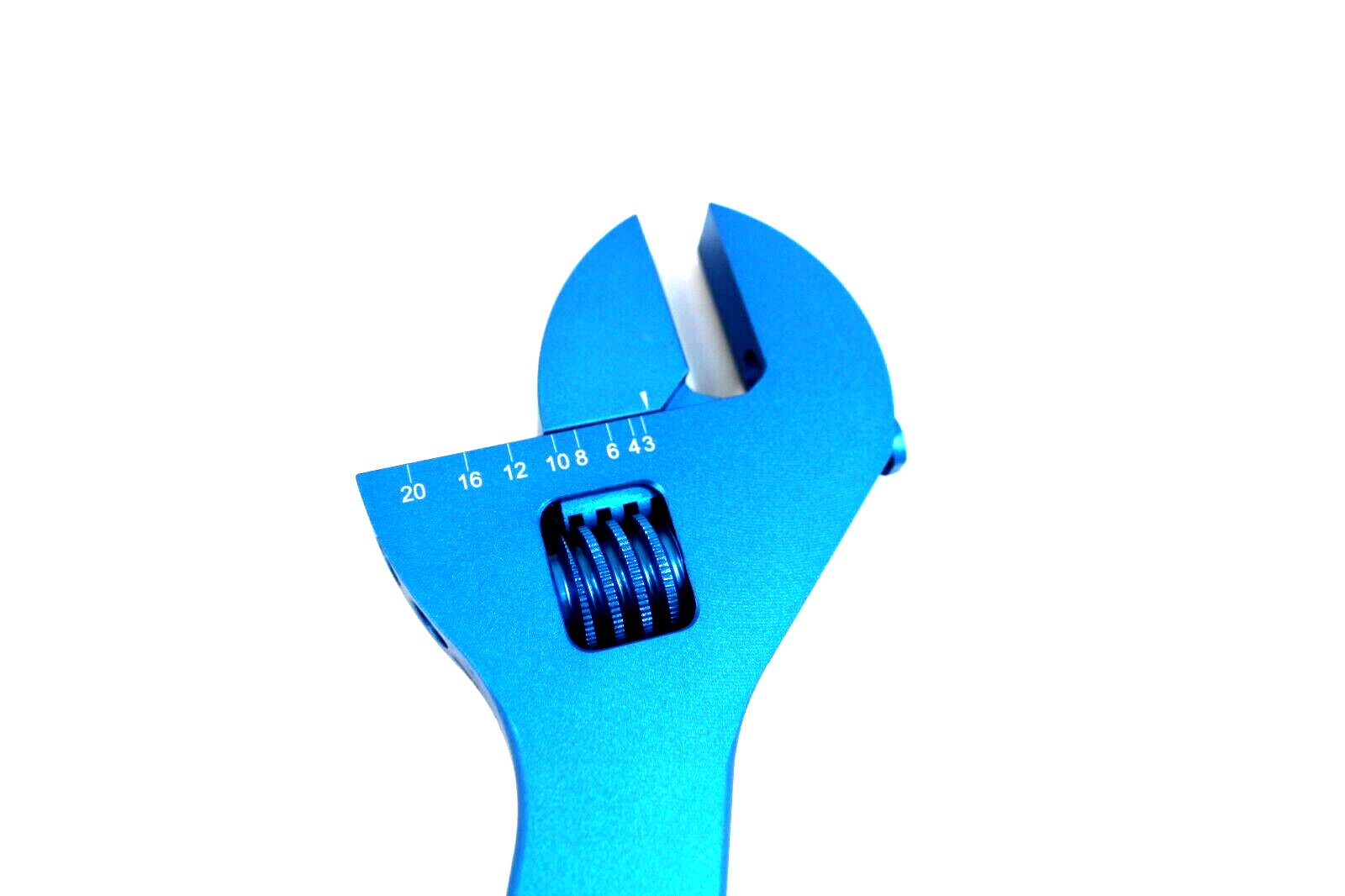 Adjustable AN Fitting Wrench Crescent Aluminum 3AN to 20AN Billet Aluminum Blue
