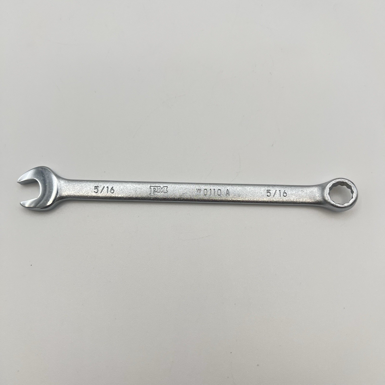 Popular Mechanics W0110 A 5/16″ Combination Wrench SAE CR‑V Vintage PM NOS