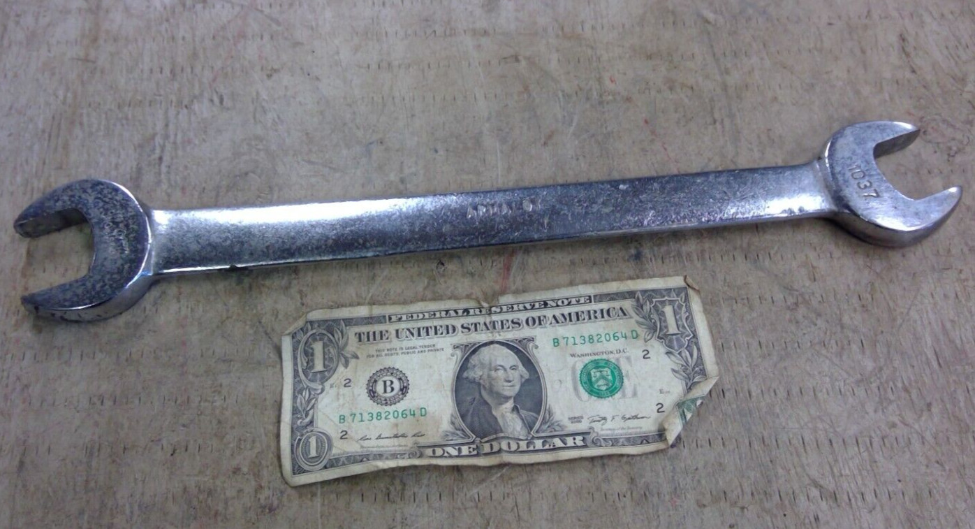 Armstrong Armaloy 1-1/8″ X 1-5/16″ Open End Wrench 1037-A Made In The USA