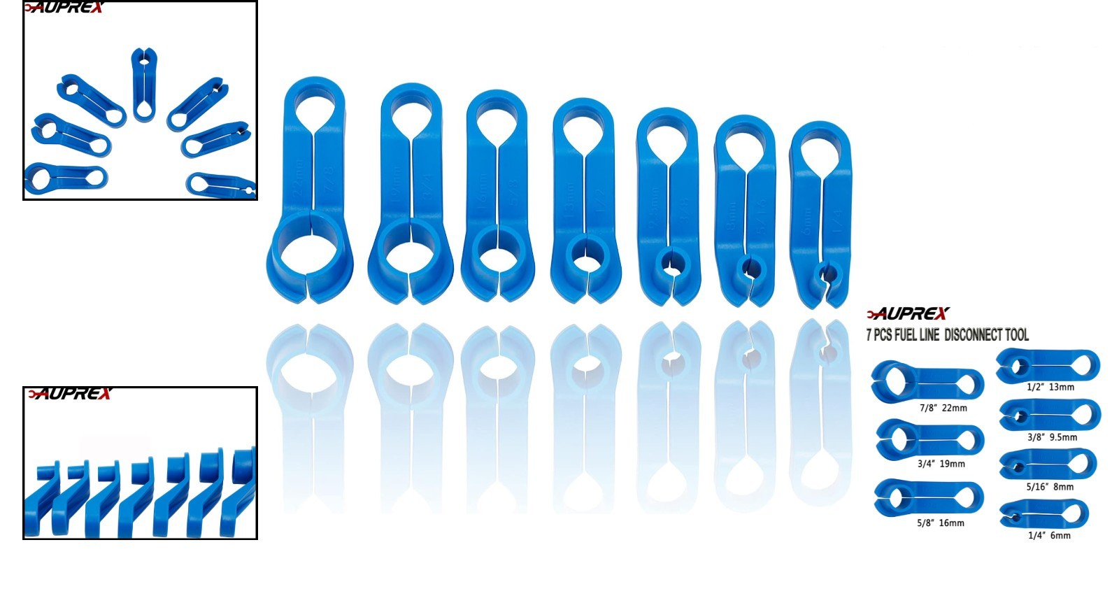 Durable 7PCS AC Fuel Line Disconnect Set – Quick Connect Tools for Auto Repairs