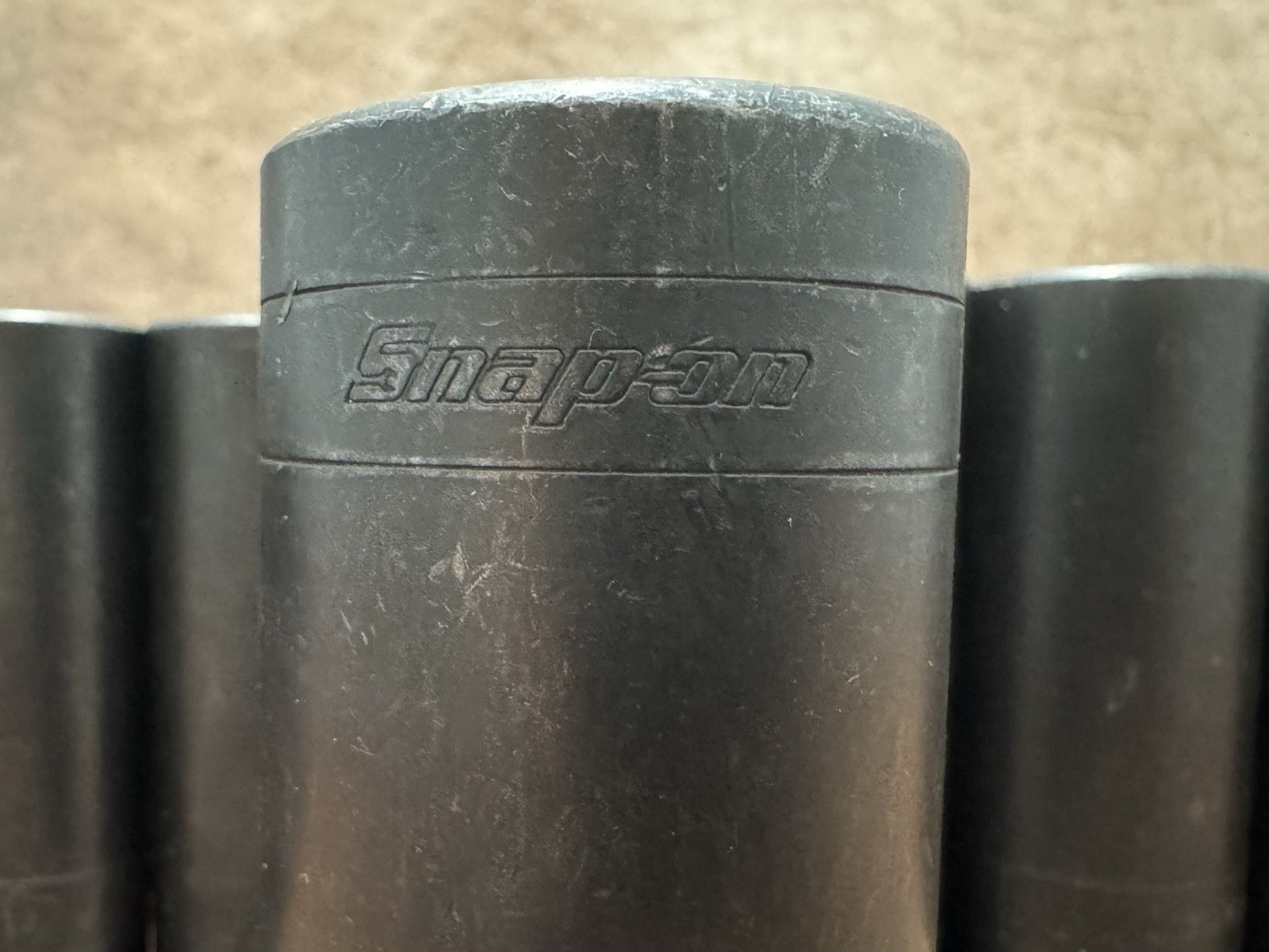 Snap On 313SIMA 1/2″ Flank Drive 6-Pt SAE Deep Impact Socket Set *MISSING 1PC*